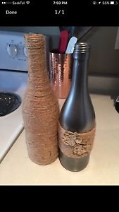 Wine bottle decor