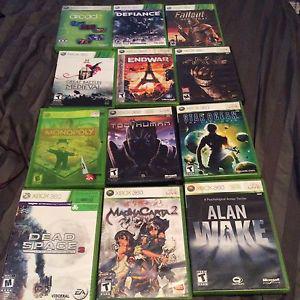 Xbox 360 kinect + games - PRICE REDUCED