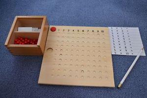 montessori multiplication board (BRAND NEW)