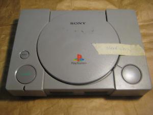 sony playstation 1 console scph  for parts/ repair only.