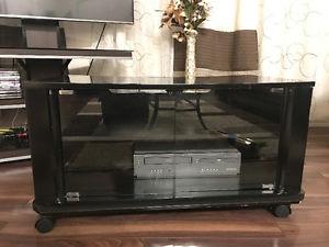 Black tv stand up to 50"