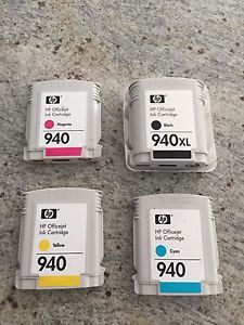 Brand new HP 940 ink cartridges full color
