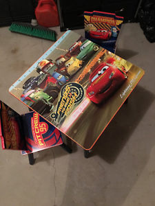 Cars table and chairs