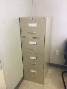 Four drawer filing cabinet