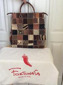 Genuine Fortunata designer leather bag