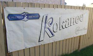 Kokanee Beer Advertising Banner - Vintage