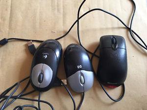 MicroSoft /HP/ LogiTech USB Mouse 5$/ per mouse