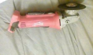 Milwaukee 115mm cut off grinder no battery