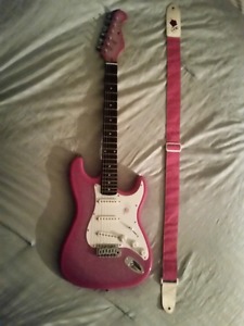 Pink Guitar Set *Perfect Conditon*
