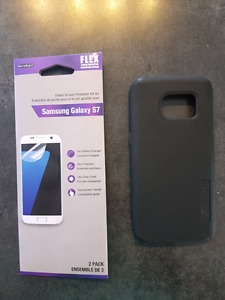 Samsung S7 screen protector and case