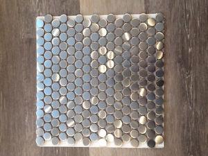 Stainless steel penny tile