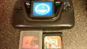 game gear good working order 3 games