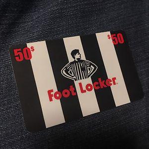 $50 footlocker gift card never used