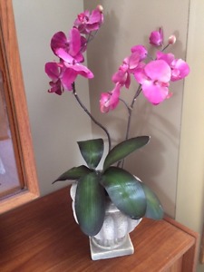 ARTIFICIAL ORCHID FLOWER - $10 (TOTAL HEIGHT 2 FEET)
