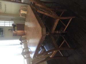 Antique table and chairs from the 30's