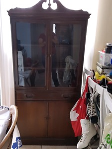 Apartment size china cabinet
