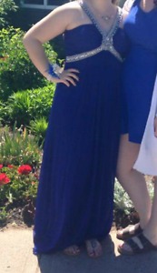 Beautiful dark blue prom dress for sale!