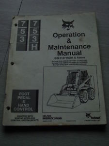 Bobcat 753 Manual