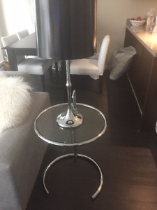 CHROME LAMP FOR ENDTABLE