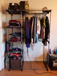 Closet organizer.