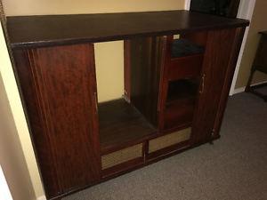 Converted Antique TV Cabinet