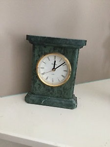 Elegant Marble Bulova Clock (Price Reduced)