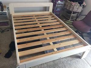 Ikea double bed frame