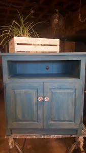 LAYERS OF BLUE CABINET