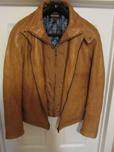 Leather Jacket w/ insul liner AS NEW HALF PRICE