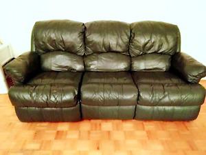 $ Leather Reclining Couches