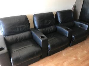 Leather Theatre couch