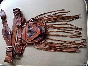 Leather pouch belt