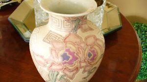 Lovely Floral Asian Influence Vase