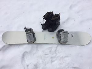 Mens and Womens Venue Snowboard & Salomon Boots