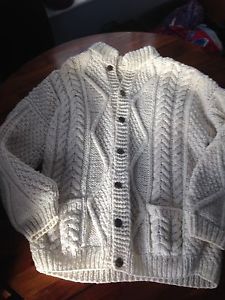 Men's cable knit sweater