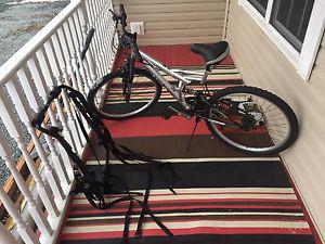 Mountain bike and Vehicle Bike Rack