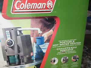 New Coleman Portable Water Heater