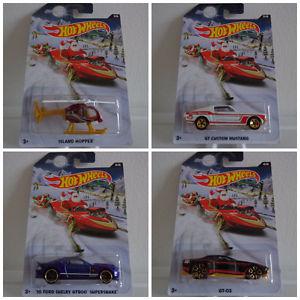 New Hot Wheels Christmas  Cars & Helicopter