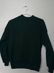 New dark green sweatshirt