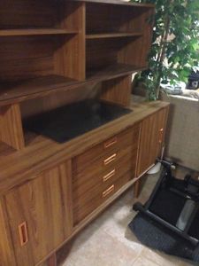 Nordesign  Teak Dining Room Hutch and Table with 4