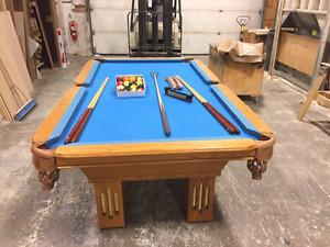 Previously enjoyed 8ft pool table