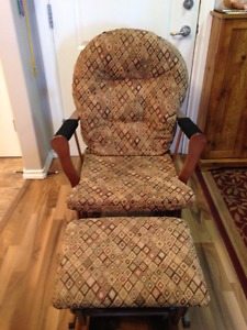 Rocker Glider Chair & Ottoman