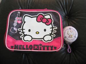 Sanrio Hello Kitty Insulated Lunch Bag and Round Tin Purse