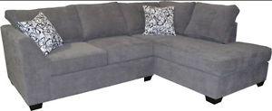 Sectional sofa with chaise, 100 + fabrics, MADE IN BC