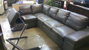 Sectional sofa with chaise, storage, 3 colors to choose