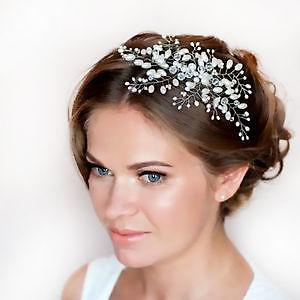 Selling romantic crystal pearls headband!