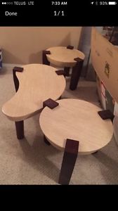 Stylish coffee table set