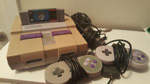 Super Nintendo Console With Contents