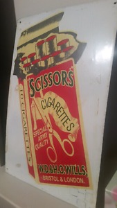 Tin sign need gone asap