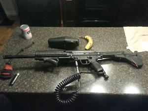 Tippmann A5 with response trigger and lots of stuff